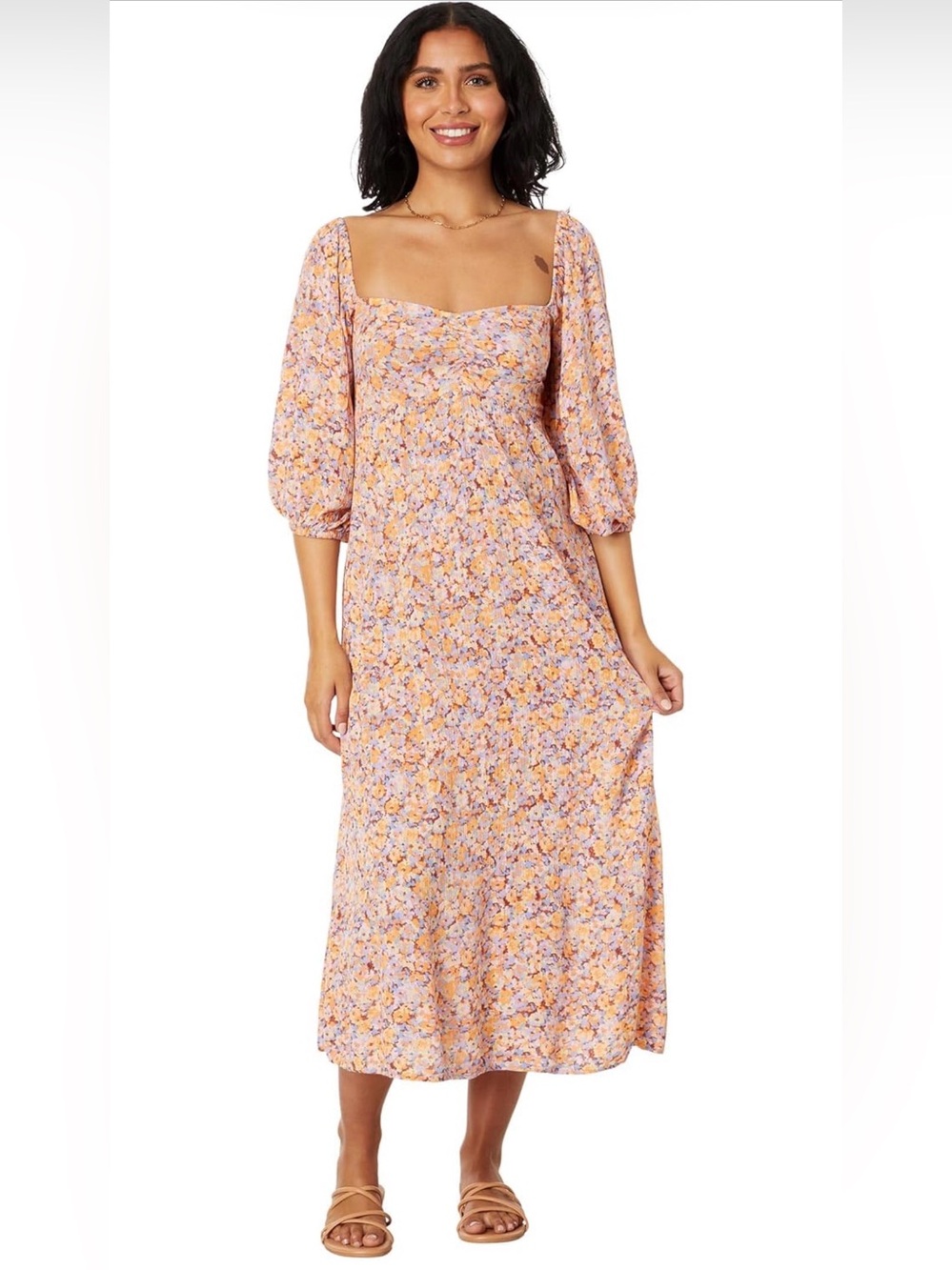 Billabong Women's Swept Away Midi Dress - S